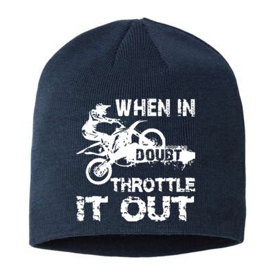 Dirt Bike MotoCross Biker Riding Motorcycle Gift Tee Sustainable Beanie