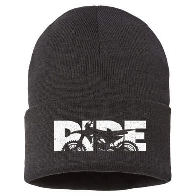 Dirt Bike Motocross Apparel  Motocross Dirt Bike Sustainable Knit Beanie