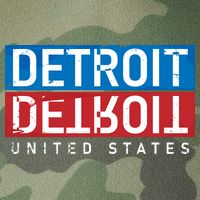 Detroit Block Mirrored Logo Legacy Tie Dye Trucker Hat