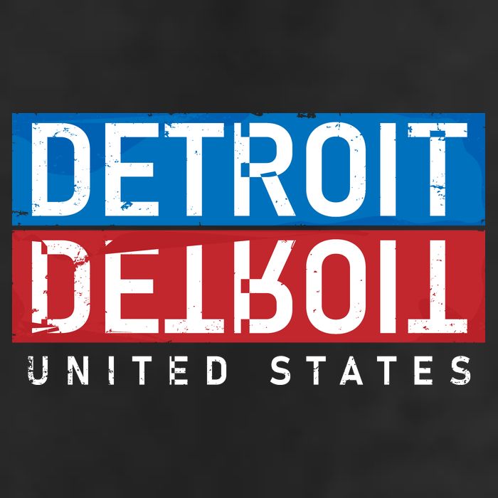 Detroit Block Mirrored Logo Tumbler