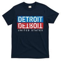 Detroit Block Mirrored Logo T-Shirt