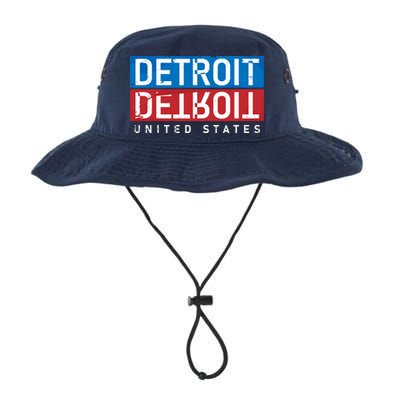 Detroit Block Mirrored Logo Bucket Hat