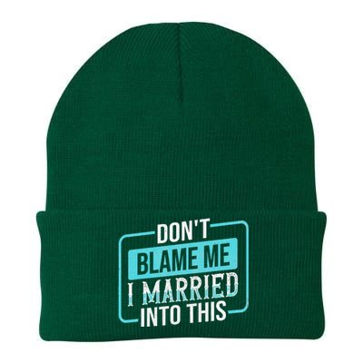 DonT Blame Me I Married Into Into This Family Knit Cap Winter Beanie