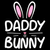 Daddy Bunny Matching Family Easter Dad Drawstring Bag