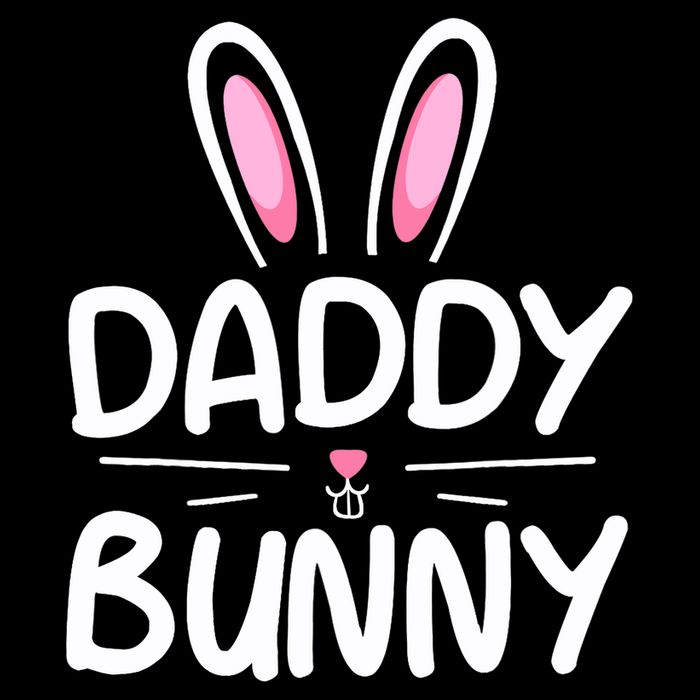 Daddy Bunny Matching Family Easter Dad Drawstring Bag