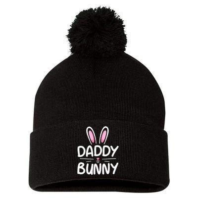 Daddy Bunny Matching Family Easter Dad Pom Pom 12in Knit Beanie