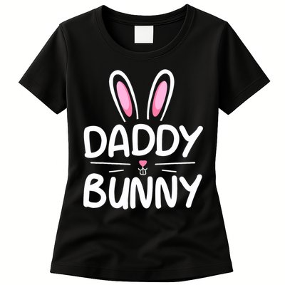 Daddy Bunny Matching Family Easter Dad Womens T-Shirt