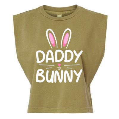 Daddy Bunny Matching Family Easter Dad Garment-Dyed Women's Muscle Tee