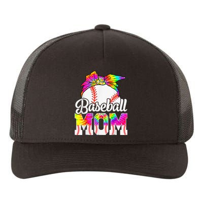 Dye Baseball Mom Baseball Mama Sport Mother's Day Yupoong Adult 5-Panel Trucker Hat