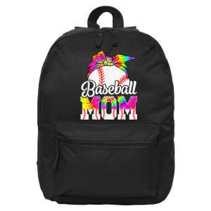 Dye Baseball Mom Baseball Mama Sport Mother's Day 16 in Basic Backpack