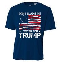 Dont Blame Me I Voted For Trump Gun Rights Cooling Performance Crew T-Shirt