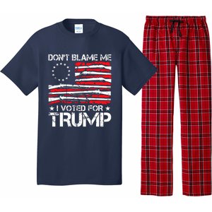 Dont Blame Me I Voted For Trump Gun Rights Pajama Set