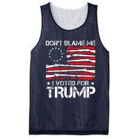 Dont Blame Me I Voted For Trump Gun Rights Mesh Reversible Basketball Jersey Tank