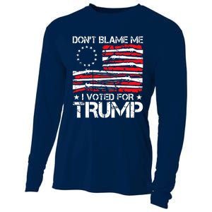 Dont Blame Me I Voted For Trump Gun Rights Cooling Performance Long Sleeve Crew