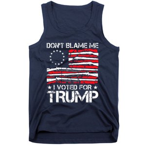 Dont Blame Me I Voted For Trump Gun Rights Tank Top