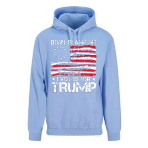 Dont Blame Me I Voted For Trump Gun Rights Unisex Surf Hoodie