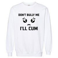 Don't Bully Me Ill Cum Funny Garment-Dyed Sweatshirt