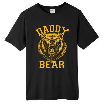 Daddy Bear Matching Family Mama Papa Bear Camping Father Day Gift Tall Fusion ChromaSoft Performance T-Shirt