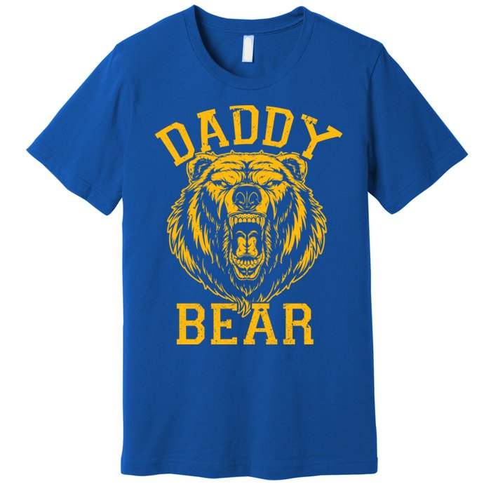 Daddy Bear Matching Family Mama Papa Bear Camping Father Day Gift Premium T-Shirt