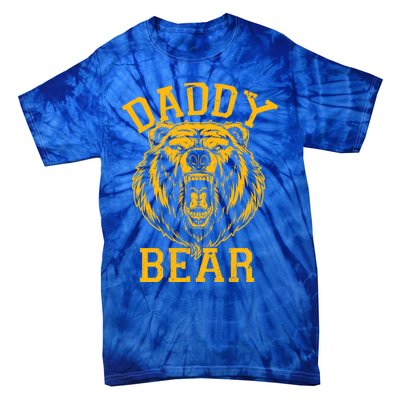 Daddy Bear Matching Family Mama Papa Bear Camping Father Day Gift Tie-Dye T-Shirt