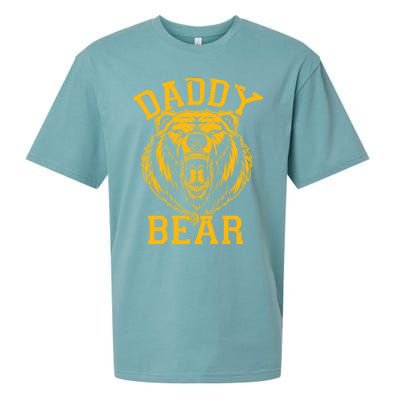 Daddy Bear Matching Family Mama Papa Bear Camping Father Day Gift Sueded Cloud Jersey T-Shirt