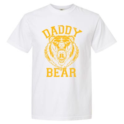 Daddy Bear Matching Family Mama Papa Bear Camping Father Day Gift Garment-Dyed Heavyweight T-Shirt