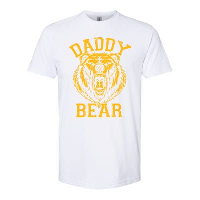 Daddy Bear Matching Family Mama Papa Bear Camping Father Day Gift Softstyle CVC T-Shirt