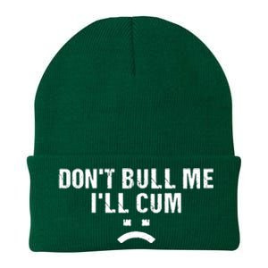 Dont Bully Me Ill Come Funny Sarcastic Quote Knit Cap Winter Beanie