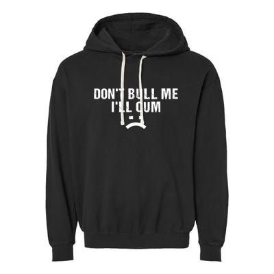 Dont Bully Me Ill Come Funny Sarcastic Quote Garment-Dyed Fleece Hoodie