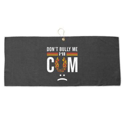 Dont Bully Me It Turns Me On Large Microfiber Waffle Golf Towel