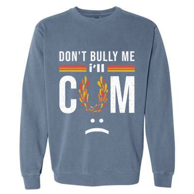 Dont Bully Me It Turns Me On Garment-Dyed Sweatshirt