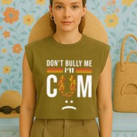 Dont Bully Me It Turns Me On Garment-Dyed Women's Muscle Tee