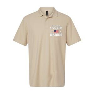 Dont Blame Me I Voted For Harris Softstyle Adult Sport Polo