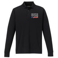 Dont Blame Me I Voted For Trump President Election Performance Long Sleeve Polo