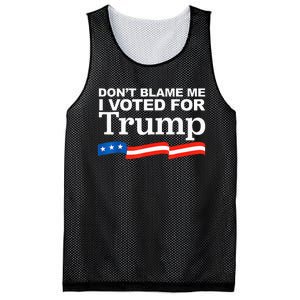 Dont Blame Me I Voted For Trump President Election Mesh Reversible Basketball Jersey Tank