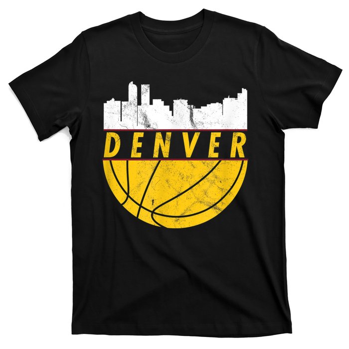 Denver Basketball Mile High 5280 DENVER T-Shirt