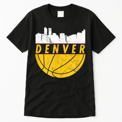 Denver Basketball Mile High 5280 DENVER Tall T-Shirt