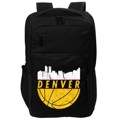Denver Basketball Mile High 5280 DENVER Impact Tech Backpack