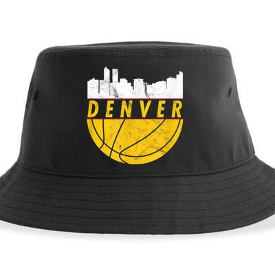 Denver Basketball Mile High 5280 DENVER Sustainable Bucket Hat