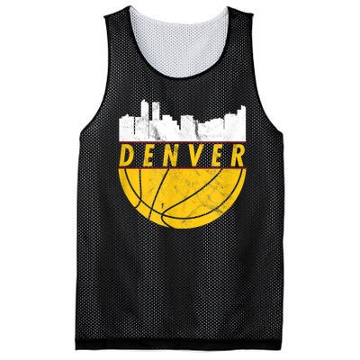 Denver Basketball Mile High 5280 DENVER Mesh Reversible Basketball Jersey Tank