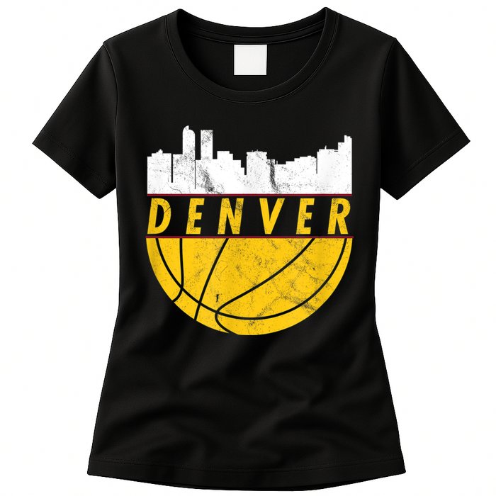 Denver Basketball Mile High 5280 DENVER Womens T-Shirt