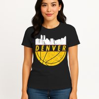 Denver Basketball Mile High 5280 DENVER Womens T-Shirt