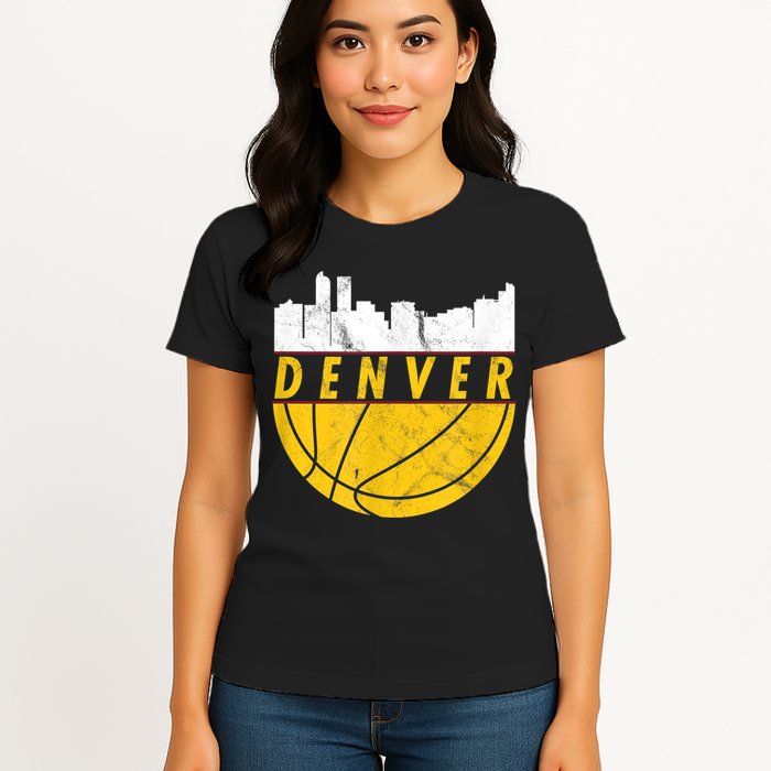 Denver Basketball Mile High 5280 DENVER Womens T-Shirt