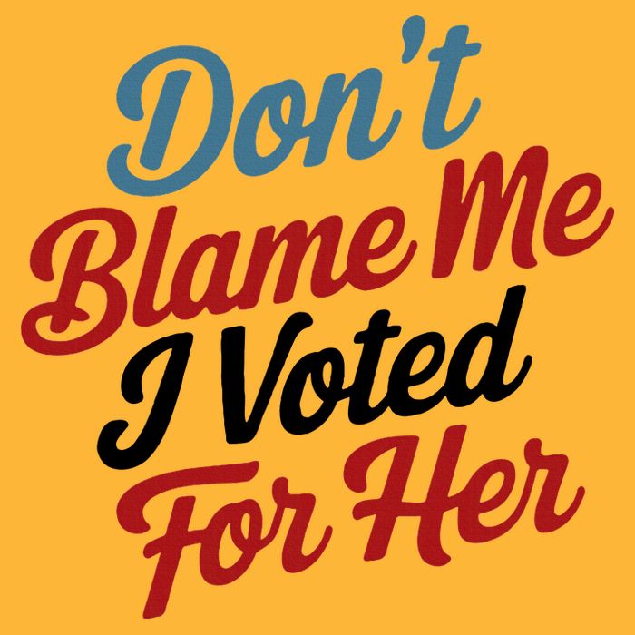 DonT Blame Me I Voted For Her Pom Pom 12in Knit Beanie