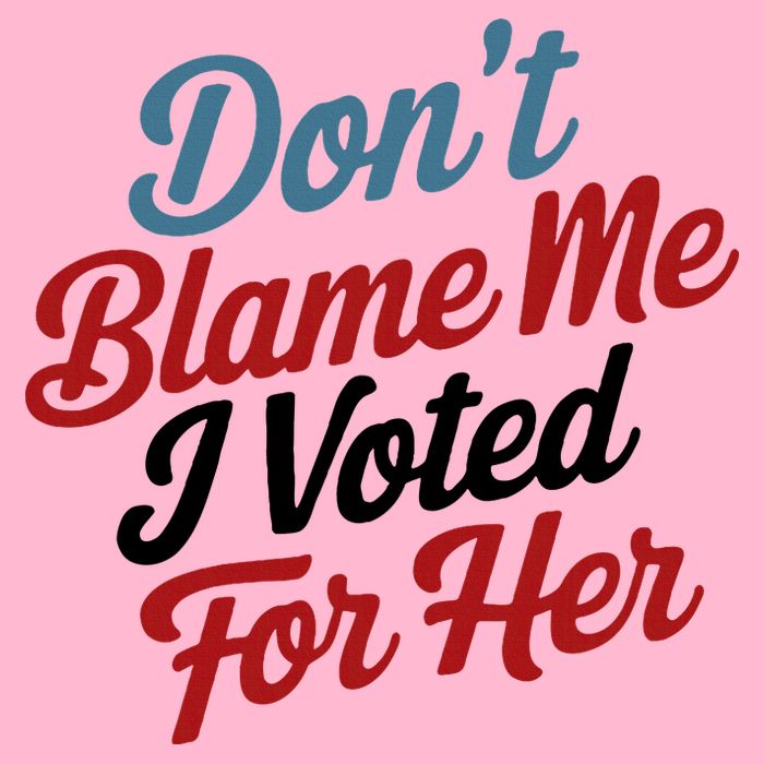 DonT Blame Me I Voted For Her Short Acrylic Beanie