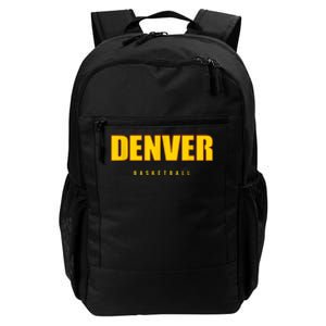 Denver Basketball Mile City High Colorado Practice Jersey Daily Commute Backpack