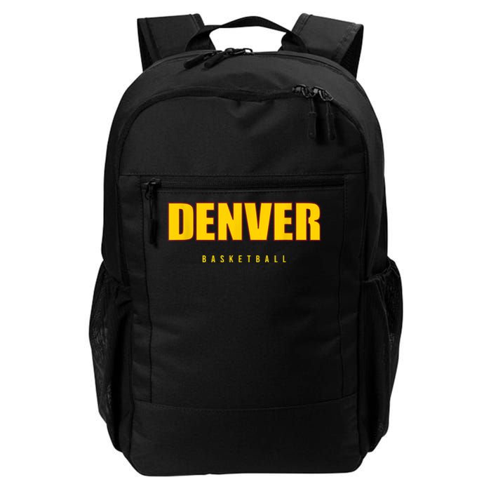 Denver Basketball Mile City High Colorado Practice Jersey Daily Commute Backpack