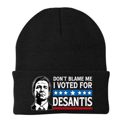 Don't Blame Me I Voted For Desantis  Knit Cap Winter Beanie