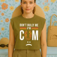 Dont Bully Me It Turns Me On Garment-Dyed Women's Muscle Tee