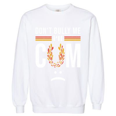 Dont Bully Me It Turns Me On Garment-Dyed Sweatshirt